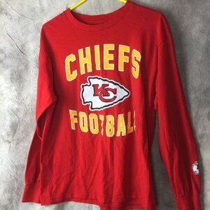 2 Kansas City Chiefs Men’s Large Hooded Sweatshirt and Long Sleeve Shirt Chiefs